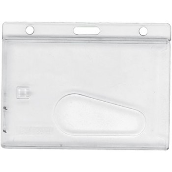 Frosted Rigid Plastic Dispenser-w/Slot & Chain Holes - 100 pack